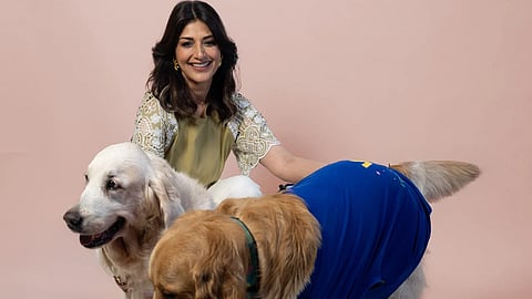 Actor and animal welfare supporter Sonali Bendre