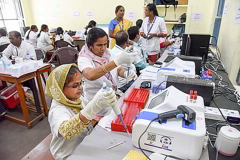 Officials admitted gaps and pointed to pending funds and CSR support, raising wider questions on how school infrastructure is maintained between big events