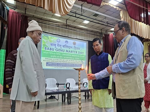 Tripura University marks Babu Genu 'Martyrdom Day' with swadeshi medical camp and awareness programmes