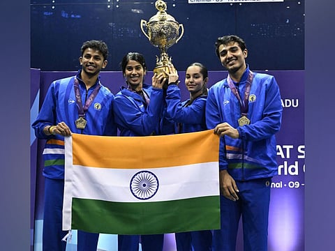 VP Radhakrishnan congratulates Indian squash team on historic World Cup win