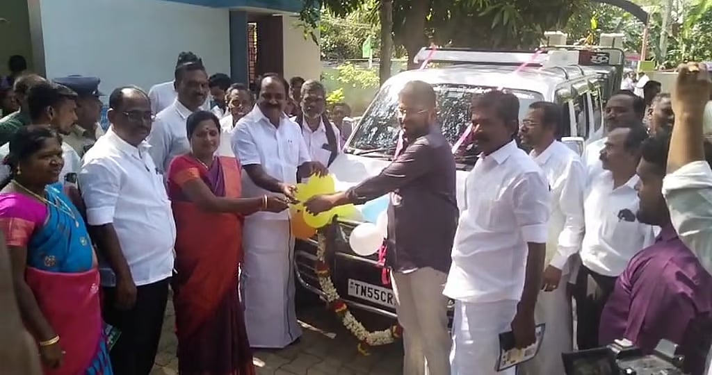 School HM buys van, locals donate study materials worth Rs 7 lakh in Tamil Nadu