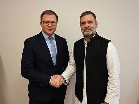 Rahul Gandhi meets German Environment Minister in Berlin, discusses climate challenges across world