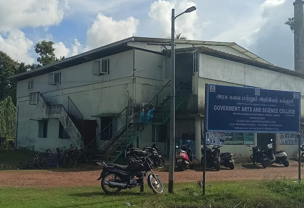 Students raise alarm over poor infrastructure at Kuthalam Government Arts and Science College’s temporary campus