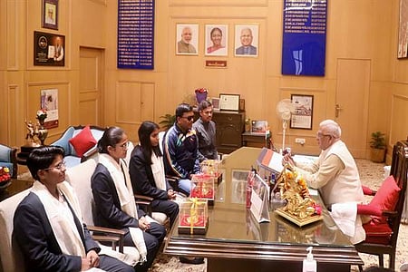 "Pride for every citizen": MP Guv honours blind women's T20 team