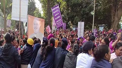 ASHA workers stage protest in Kolkata, demand allowance hike