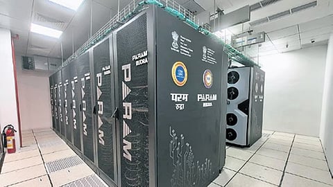 The indigenously developed supercomputing facility Param Shakti