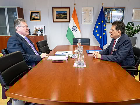 India-EU FTA talks advance as Goyal, EU Commissioner stress protection of farmers, MSMEs
