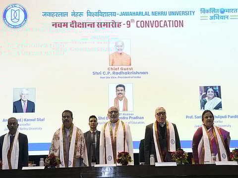 Vice President Radhakrishnan addresses 9th convocation of Jawaharlal Nehru University; calls upon youth to uphold intellectual integrity and nation-building