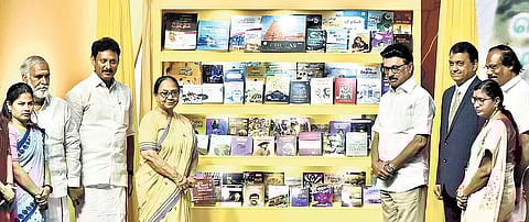 Chief Minister MK Stalin, along with Banu Mushtaq, releasing 30 translated books at the valedictory function of Chennai International Book Fair on Sunday.