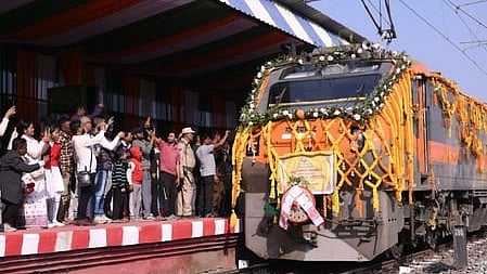Flagged off by PM Modi, Vande Bharat Sleeper and Amrit Bharat trains receive grand welcome across NFR