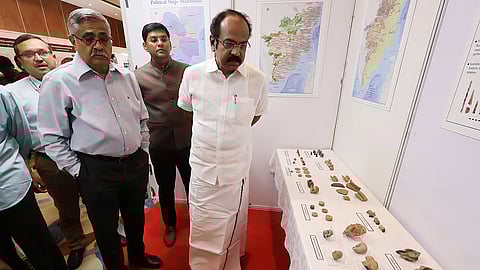The Minister for Archaeology, Finance and Environment, Climate Change, Thangam Thennarasu.