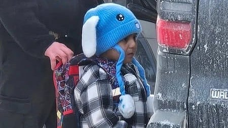 Kamala Harris slams ICE for detaining five-year-old boy