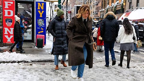 More than half the US threatened with ice, snow and cold in massive winter storm