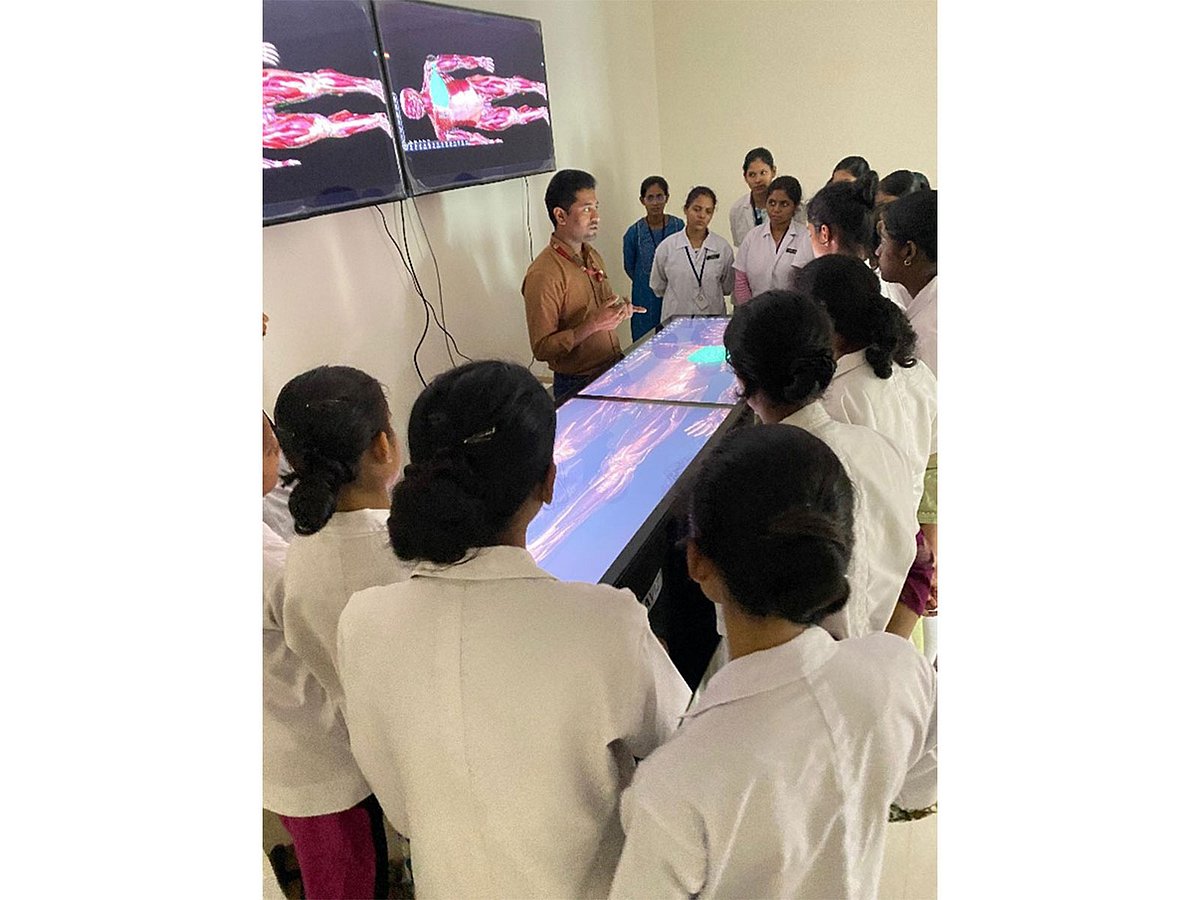 Before cadavers, Ayurveda students in Goa train on a virtual dissection table