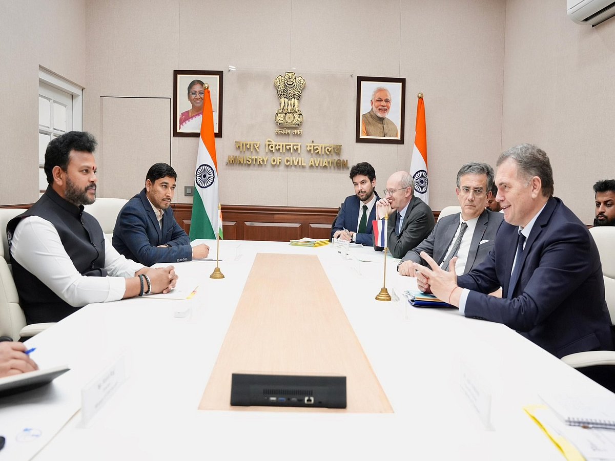 Ram Mohan Naidu holds talks with French minister on sustainable fuel, air mobility