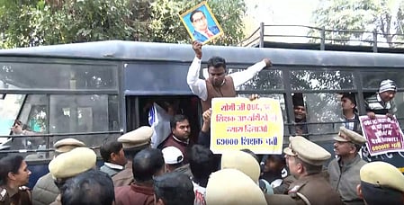 Ahead of SC hearing, 69,000 teacher job aspirants protest in Lucknow