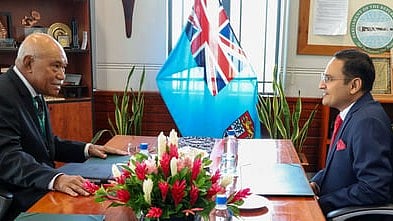 Indian envoy, Fiji Parliament Speaker discuss strengthening bilateral cooperation