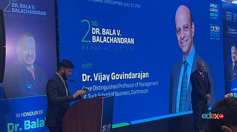 Data, AI and Strategy in focus at 
Dr Bala V Balachandran Memorial Lecture
