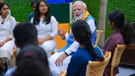 PM Modi lauds students’ vision for Viksit Bharat