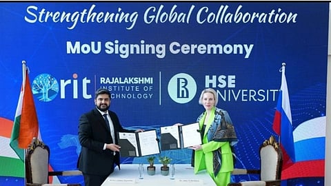 Rajalakshmi Institute of Technology Signs MoU with HSE University, Russia