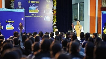 Ahead of MP Board exams, CM Mohan Yadav interacts with students in Bhopal