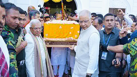 Buddha relics from Devnimori return following Sri Lanka display