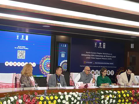North-Eastern Region workshop on enhancing SDG outcomes at district level organised by NITI Aayog held at Guwahati
