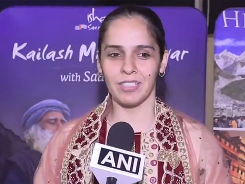 Saina Nehwal honoured with Bhavya Bharat Bhushan Award 