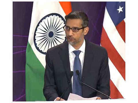 "Must work together to ensure AI benefit for everyone": Sundar Pichai, says "US India partnership critical'