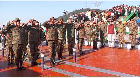 Border village in Poonch gets 105-foot national flag