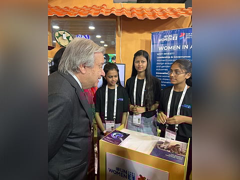 Must ensure they are not just included but lead in developing AI: UN Secy Gen Guterres after meeting women in STEM at India Summit