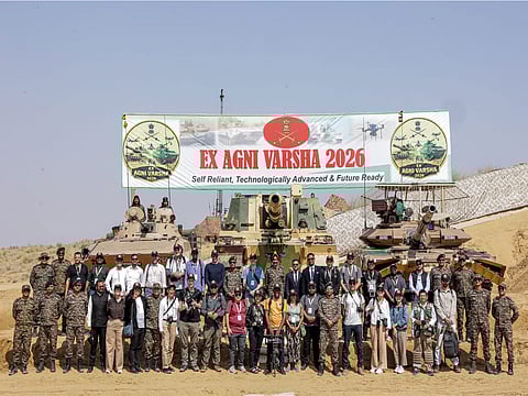 Indian Army conducts Exercise Agni Varsha; demonstrates integrated combat power in desert sector