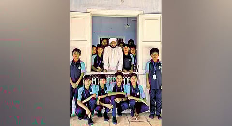 P T Muhammed Saqafi with Sukoon students