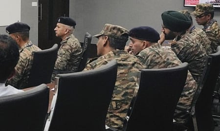 J&K: Indian Army conducts awareness campaign on ‘Prahar Doctrine’ at govt school​ (Photo: @NorthernComd_IA/X)