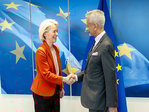 Jaishankar, Ursula von der Leyen discuss West Asia developments; India, EU focused on FTA implementation  