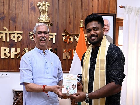 Kerala Governor honours Sanju Samson after his contributions in India's T20 WC 2026-winning campaign