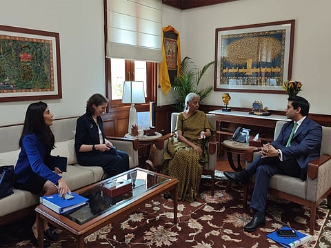 Nirmala Sitharaman meets UK PM Special Advisor Varun Chandra; discusses FinTech, trade ties