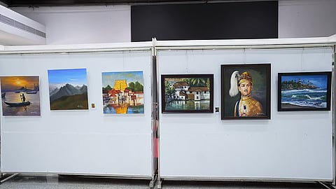 Different facets of Thiruvananthapuram on display at the Trivandrum Art Fair.