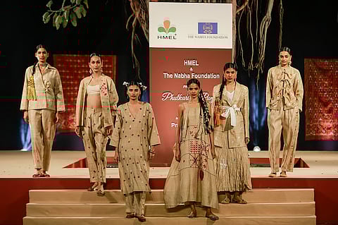 From The Nabha Foundation’s ‘Phulkari of Punjab’ fashion showcase at the National Crafts Museum & Hastkala Academy in Delhi