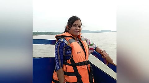 Fish farmer Sujata Bhuyan of Sambalpur.