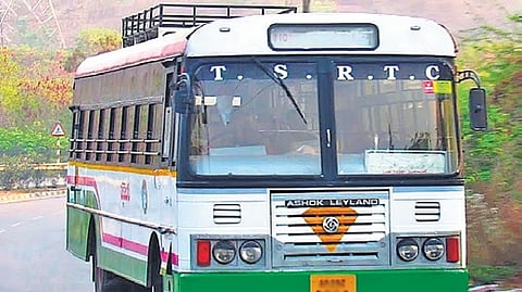 Telangana State Road Transport Corporation (TGSRTC) bus. Representative image