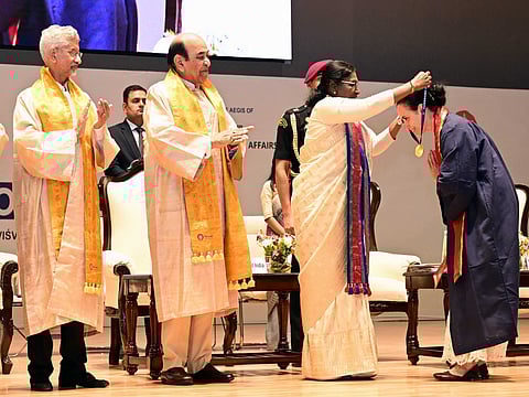 President Murmu addresses Nalanda University convocation ceremony 