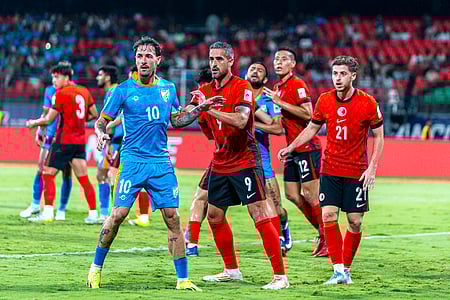 India end Asian Cup qualifiers on a high with a win over Hong Kong in a Group C match of AFC Asian Cup Saudi Arabia 2027 Qualifiers Final Round at the Jawaharlal Nehru Stadium in Kochi on Tuesday. Photo credit: AIFF