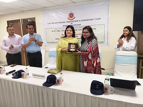 Cancer Awareness, Prevention and Screening (CAPS) 5th Camp Marks World Health Day with strong police participation