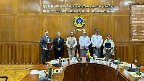 India, Myanmar sign MoU for school project in Nay Pyi Taw