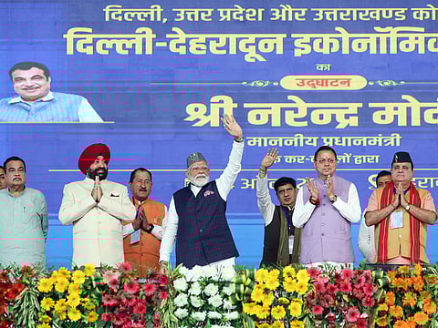 "Progress with nature, culture": PM Modi inaugurates ₹12,000 crore Delhi-Dehradun Economic Corridor