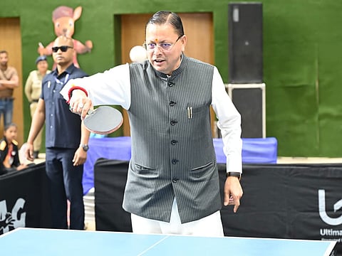 Uttarakhand CM Dhami inaugurates Inter-State Junior and Youth National Table Tennis Championship