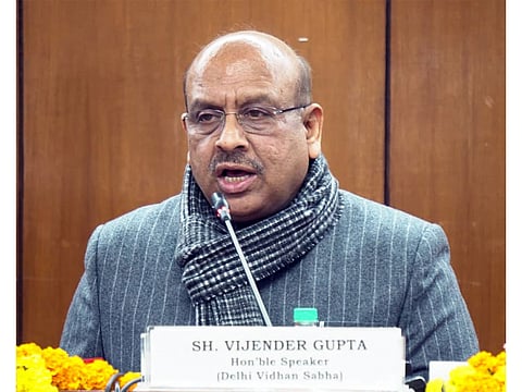 Aim of education should be to produce responsible citizens: Delhi Assembly Speaker Vijender Gupta