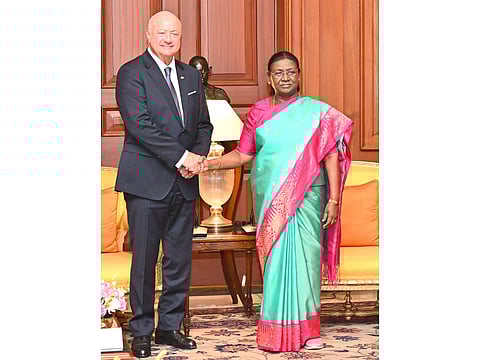 Austrian Chancellor calls on President Murmu; both leaders hail strengthening strategic, innovation ties