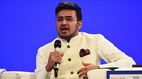 BRS student wing protests at BJP office over Tejasvi Surya’s remarks 